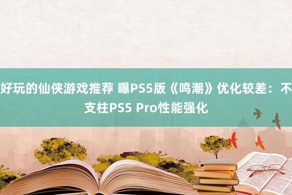 好玩的仙侠游戏推荐 曝PS5版《鸣潮》优化较差：不支柱PS5 Pro性能强化